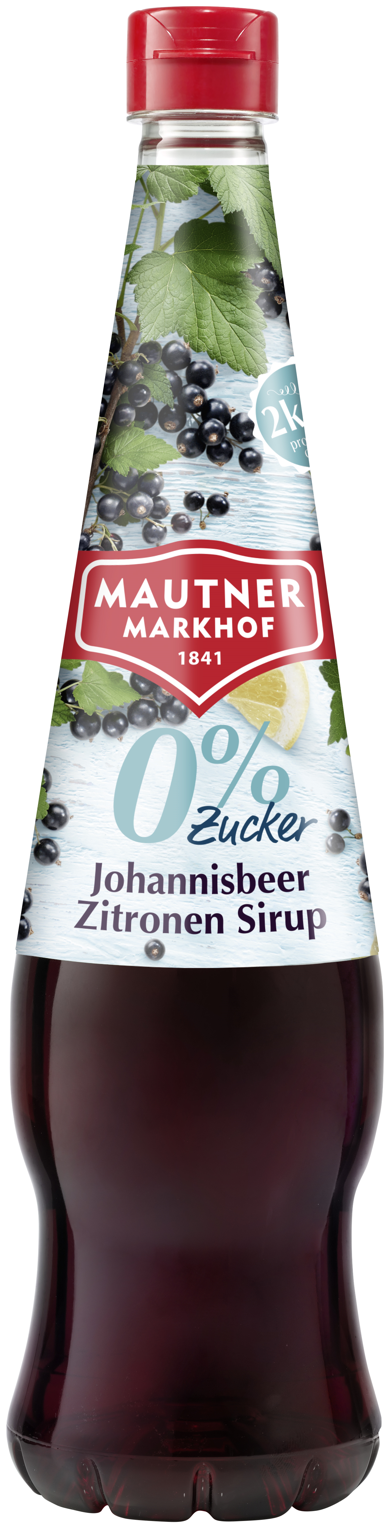 Johannisbeer Zitronen Sirup 0%